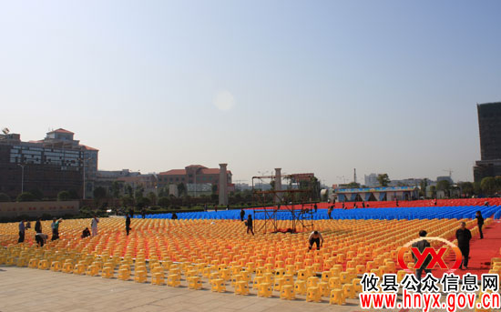 【香干文化节】文艺晚会场地布置工作已近尾声