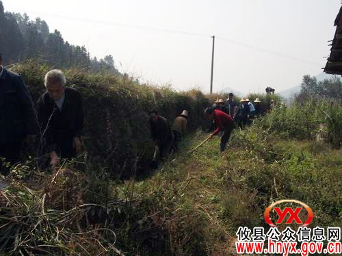 攸县柏市镇正式打响冬修水利战役