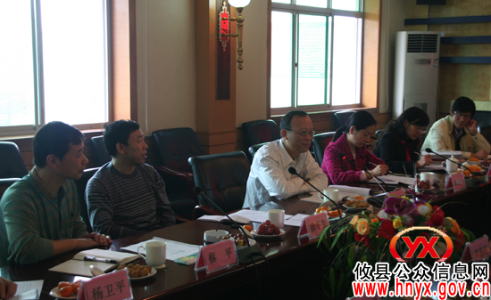 省台办副主任丁学新一行来攸县督导对台工作