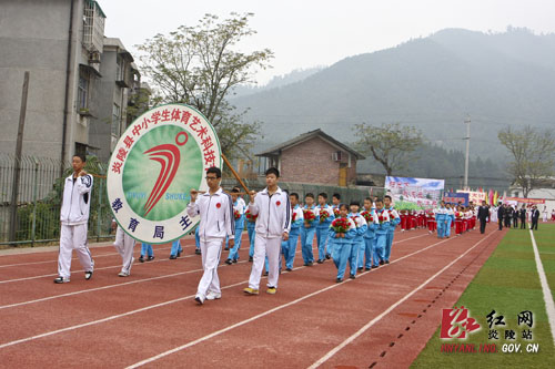 炎陵县2011年中小学生体育艺术科技节今日开幕