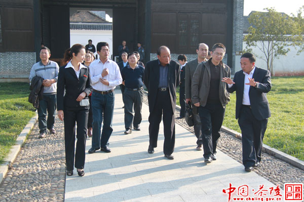 茶陵县工农兵政府迎省级文明风景旅游区考核组考核