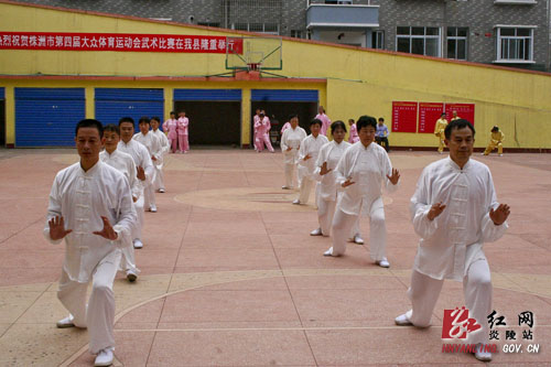 株洲市第四届大众武术比赛在炎陵隆重举行