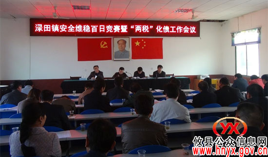 攸县渌田镇部署“安全维稳百日竞赛”暨“两税”化债工作