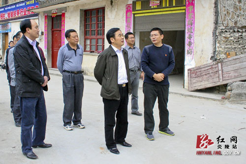 黄诗燕一行到策源、水口调研指导工作