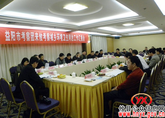 益阳市委黄加忠率团来攸县考察城乡环境同治工作