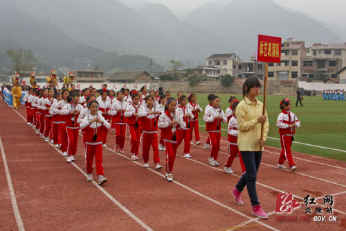 炎陵县2011年中小学生体育艺术科技节今日开幕