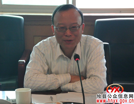 省台办副主任丁学新一行来攸县督导对台工作