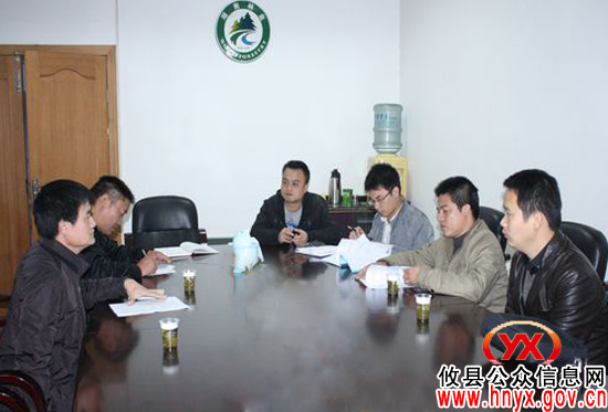 攸县林业局接受2011年度综治工作考评