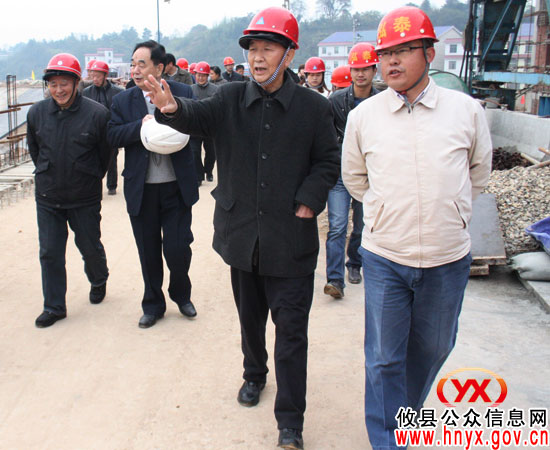 攸县部分县级老干部应邀视察桐坝电站建设工程