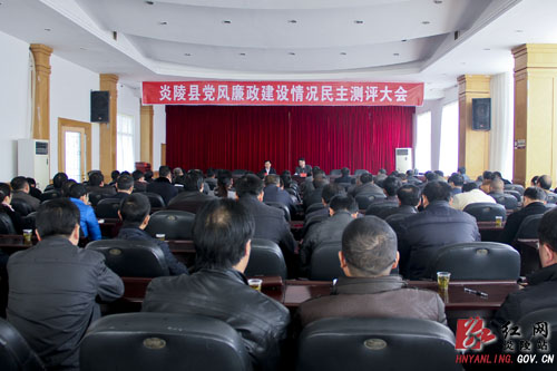 谢清纯来炎考核党风廉政建设和推进惩防体系建设工作