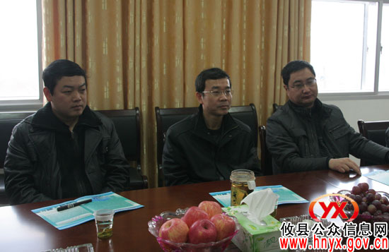 市政府副秘书长谭伟奇一行来攸县考核招商引资工作