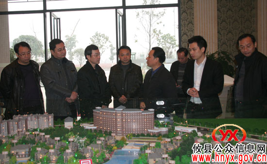 市政府副秘书长谭伟奇一行来攸县考核招商引资工作