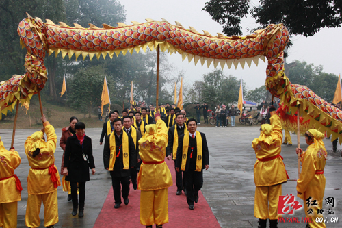 2012（壬辰）龙年新春炎陵县各界隆重举行炎帝陵祭祀典礼