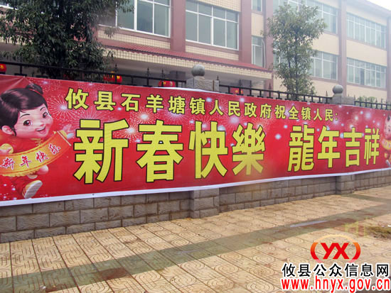 攸县石羊塘镇喜气洋洋迎龙年