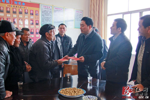 王志刚来炎开展春节走访慰问活动