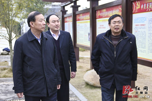 中国纪检监察学院副院长李永忠来炎陵考察工作