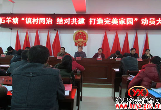 毛春良率队到石羊塘镇参加并指导“结对共建”活动
