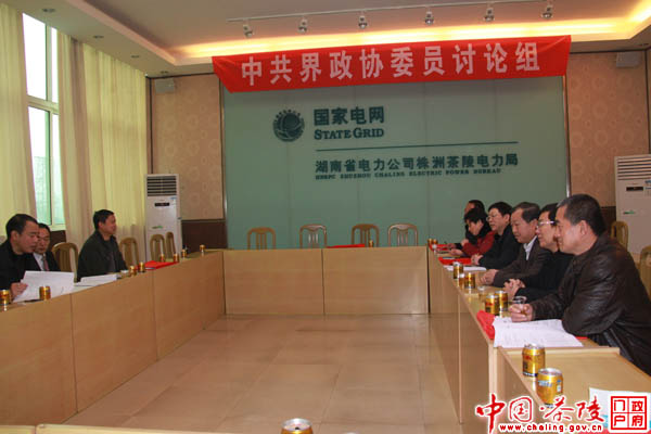 政协茶陵县七届七次会议举行分界别讨论