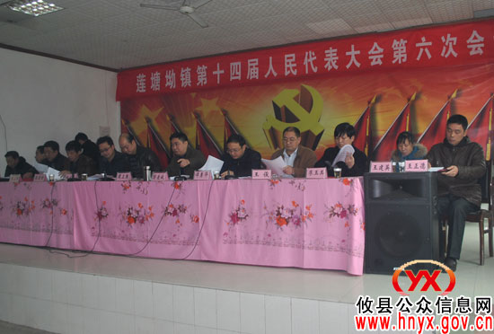攸县莲塘坳镇召开十四届人大六次会议　谭勇华被选为镇人大主席