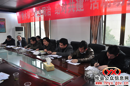 汤小红一行到桃水镇进行“城乡同治、结对共建”工作指导
