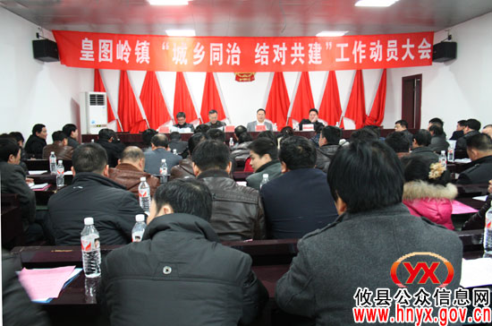 谭智勇率队到皇图岭镇指导开展“城乡同治 结对共建”工作
