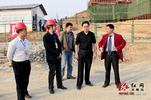 市政府工作组到炎陵督查＂项目建设年＂