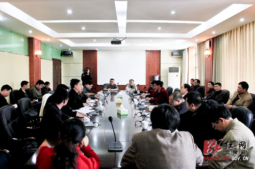 市政府工作组到炎陵督查＂项目建设年＂