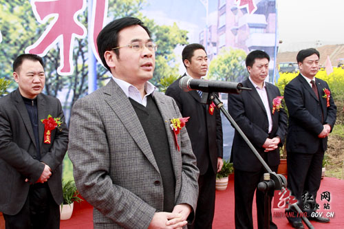 炎陵县西城区西九龙大道、九龙商贸街项目今开工建设