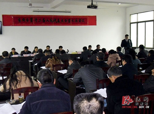 东风乡第十二届人民代表大会第七次会议胜利召开