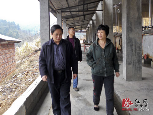 县政协领导到水口镇阿尔法开展＂四联四促＂活动