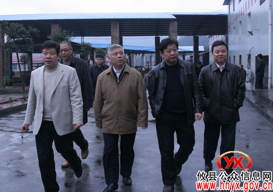 副省长盛茂林冒雨深入攸县矿区视察安全生产工作