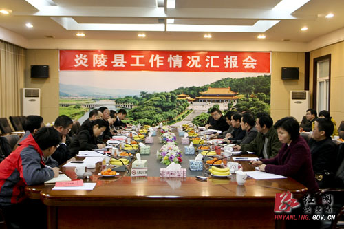 国土资源部土地利用司司长廖永林一行来炎考察