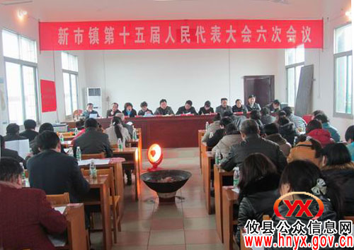 攸县新市镇召开人大会议　聂双利、李惊雷分别当选镇长、人大主席
