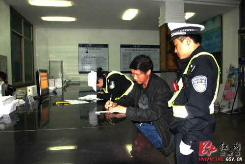 炎陵交警大队再掀 ＂酒驾＂专项整治新高潮