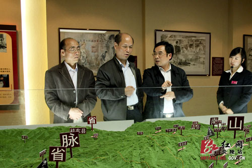 国台办政党局局长贺之军赴炎陵县考察