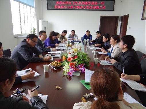 市卫生局副局长刘建军一行来我区督导慢性病综合防控示范区创建工作