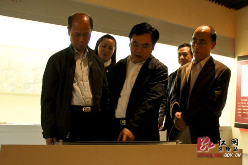 国台办政党局局长贺之军赴炎陵县考察