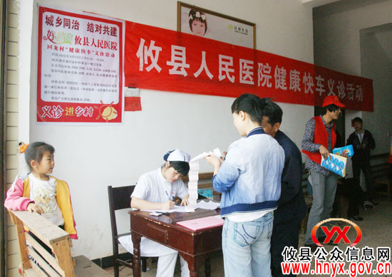 【结对共建】攸县人民医院深入新市回龙村开展“健康快车”义诊活动