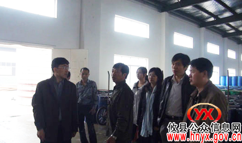 市园区办主任欧阳昱一行到攸州工业园调研园区攻坚工作情况