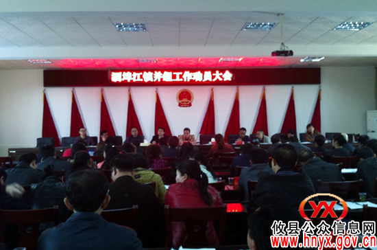 攸县酒埠江镇就并组工作进行动员