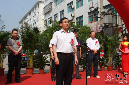 炎陵东路及东城区开发土地储备项目今日开工