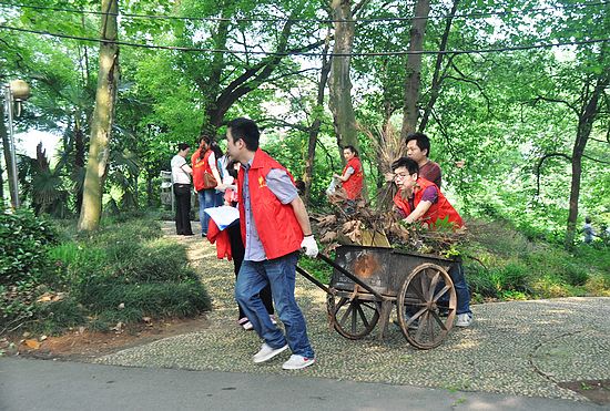 云龙示范区领导带头深入背街小巷清扫卫生死角/图