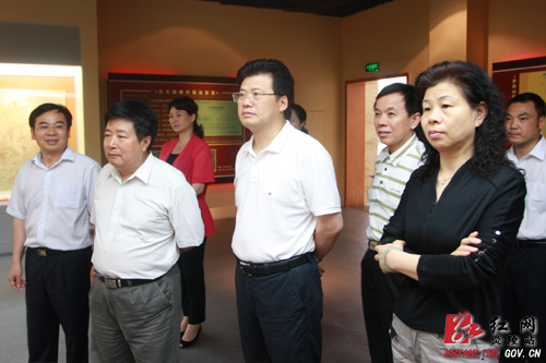 湖南省委巡视组第六组组长欧代明来炎视察指导工作