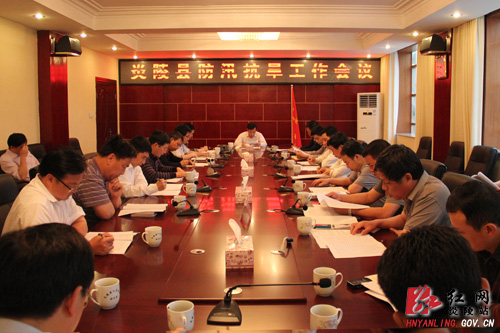 炎陵县认真部署当前防汛抗旱工作