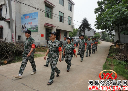 攸县公安局积极打造公安特色　帮助指导办点村组建义务巡逻队