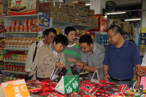 市人大常委会副主任鲁立彬一行来炎督查食品安全工作