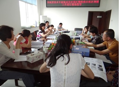 市疾控技术专家组对我区慢性病创建工作进行现场指导