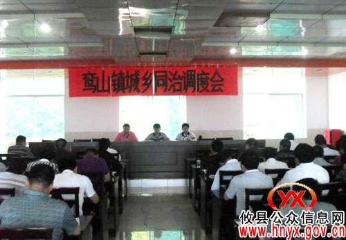 攸县鸾山镇再次调度“城乡同治”工作