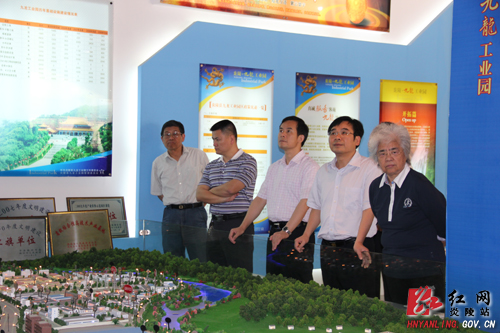 湖南省省级工业集中区发展规划评审团一行来炎陵考察评审