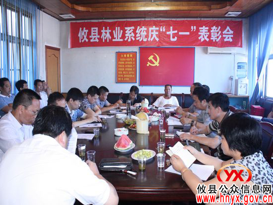 攸县林业系统召开庆“七&middot;一”表彰会